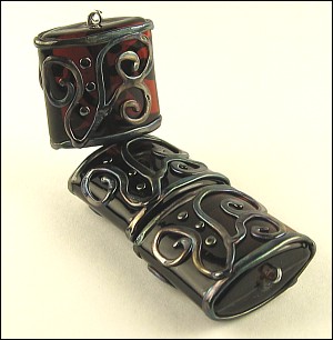 Filigree Dk Amber - Click for larger image in a new window.